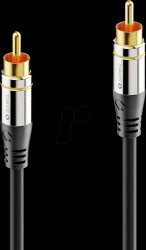 AC800-015 Cinch audio cable, Cinch connector, 1.5 m