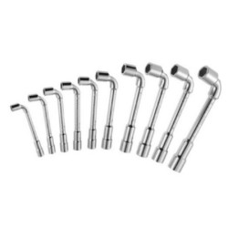 Klucz nasadowy z grzechotką, 8 mm, 10 mm, 11 mm, 12 mm, 13 mm, 14 mm, 16 mm, 17 mm, 18 mm, 19 mm, dł. 8 →19 mm,