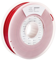 Filament do drukarek 3D PETG UltiMaker 227336, Średnica filamentu: 2.85 mm, 750 g, czerwony