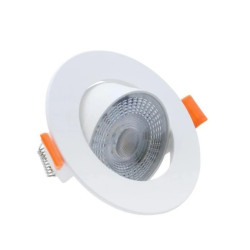Oczko podtynkowe Plus z ruchomym LED CCT białe do jadalni LP-1506/1RS WH Light Prestige