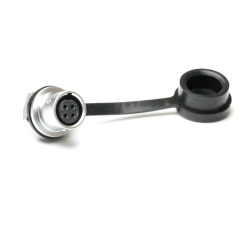 Złącze wielostykowe przemysłowe 4-pinowe Montaż przedni Gniazdo RS PRO