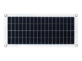 Waveshare Semi-flexible Polycrystalline silicon Solar Panel (18V 10W), Supports 5V regulated output
