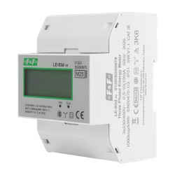 3 fazowy 0,25÷10(100)A licznik wskaźnik zużycia energii trójfazowy LE-03d MID F&F LE-03D