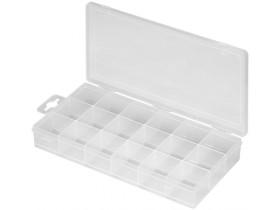 Pudełko na drobne przedmioty, asortymentowe z 18 przegródkami