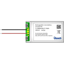 Jauch Quartz 247608 Battery Rechargeable Li-ion 3.7V 5000mAh Cable
