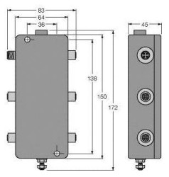 Moduł dystrybutora Turck JBBS-48-E413/3G 6611400 1 szt.
