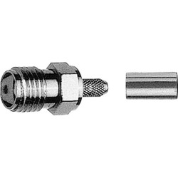 Teleg&#xE4;rtner 100024674 SMA Socket straight 50 &#x3A9; for flexible Cables