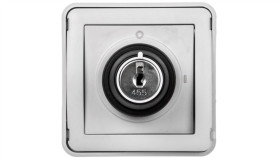 Plexo55 Łącznik Z Kluczykiem 2 Pozycje Szary 069534