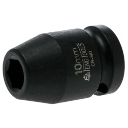 Teng 920510N Impact Socket Hexagon 6-Point 1/2in Drive 10mm
