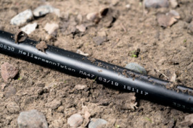 Heatshrink tubing, 4:1, (9.5/4.8 mm), PE, crosslinked, black, 323-20080