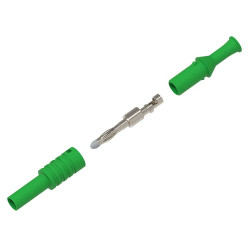 Adapter z wtykiem bananowym Męski Połączenie lutowane Zielony 36A Electro PJP rozmiar 4 mm