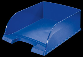 52330035 Leitz Plus letter tray, jumbo, blue