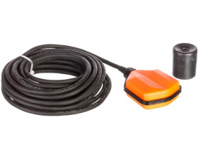 Wyłącznik pływakowy z przewodem NEOPREN 10m do wody czystej i szarej z przeciwwagą LVFSN1W10