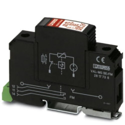 Ogranicznik przepięć Typ T2 1P 20kA 1,5kV 350V AC VAL-MS 350 VF/FM 2856579