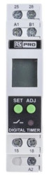 Timer Relay Wielofunkcyjne funkcyjny 01. s → 999h DPNO 2-stykowy DPNO 24 → 240V ac/dc