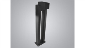 Słupek Ogrodowy Led Laima 6W Ww Czarna Ip54 60Cm