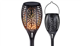 Greenblue Pochodnia Solarna Lampa Ogrodowa Led Gb156 Realistyczny Efekt...