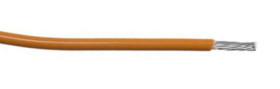 Przewód jednożyłowy linkowy 0.23 mm² Pomarańczowy Alpha Wire PVC 24 AWG 300 V dł. 305m 7/0,20 mm +105°C Lista UL