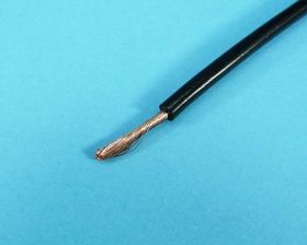 LIFY-1,50mm BLACK PRZEWÓD ELAST.100mb