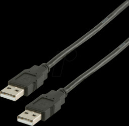 CCGB60000BK20 USB 2.0 Cable, A male > A male, 2 m, black