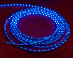 Taśma LED "waterproof" niebieska 12VDC