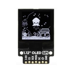 1.12&quot; Mono OLED Breakout - moduł z wyświetlaczem OLED 1,12&quot; 128x128 SPI