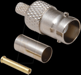 0401059-D BNC jack, crimp type, RG 174-U