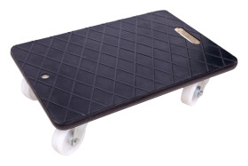 Wózek do skrzynek, składany: Nie, Drewno, obc.: 500kg, szer.: 400mm, dł.: 600mm, wys.: 157mm