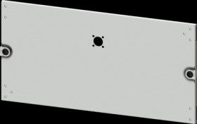 Aperture, rectangular, sheet steel, (W x H x D) 600 x 250 x 10 mm, light gray, 8PQ2025-6BA03