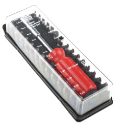 Zestaw końcówek do wkrętaka l. elementów: 29 Zestaw końcówek do wkrętaka RS PRO