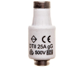 Wkładka bezpiecznikowa BiWtz 25A DTII gG 500V LE2725