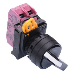 YW1S-3E02N1 22mm 3 Position Maintained Selector Switch 2NC IP65 IDEC