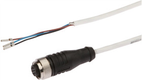 Kabel Połączeniowy, 20M, M12 Żeński (Gniazdo) 3Pin Prosty, Końcówka Wolna,...