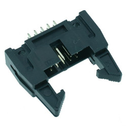 10-Way IDC Latched PCB Plug 2.54mm Pitch