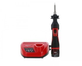 Subkompaktowa lutownica M12, z walizką, ładowarką i akumulatorem, M12SI-201C 4933459761