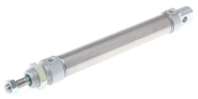 Siłownik dwustronnego działania ISO 6432 Ø 25mm, skok 125mm RS PRO