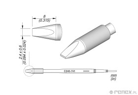 Grot C245741 do rączki JBC T245