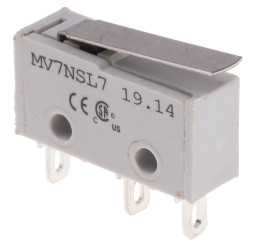 Mikroprzełącznik subminiaturowy Dźwignia RS PRO SPST IP40