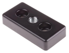 Płyta bazowa, rowek: 8mm, gwint: M12, M8, Płyta dolna, Uchwyt złącza i łączenie