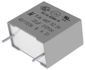 Kemet R46KN347000P1M 20 % 560 V/DC, 275 V/AC Kondensator przeciwzakłóceniowy MKP 1 szt.