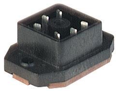 GO 51FAV M, wtyk 5+PE z flanszą do obudowy, przyłącze lutowane, czarny, Hirschmann, 932919100, GO51FAVM (733843), WYPRZEDAŻ