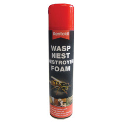 Rentokil PSW97 Wasp Nest Destroy Foam Aerosol 300ml