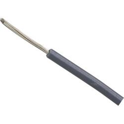 PVC-switching strand, LiYv-HT, 1.0 mm², 32 x 0.2 mm, gray, outer Ø 2.5 mm, BYB-5-92F5957, package with 100 meters