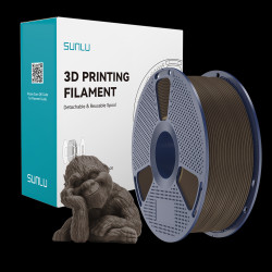 SUNLU PLA 1.75mm 1kg WALNUT WOOD - drewniany