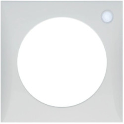 Integro Ramka pojedyncza z soczewką biały połysk 919872502