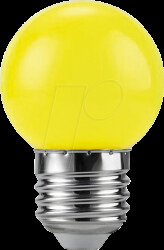 L027241224 LED bulb, E27, 1 W, yellow