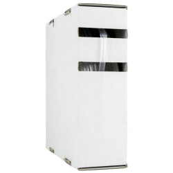 Hongshang 2111195998 Heatshrink Transparent 2:1 12.70 mm-6.40 mm 8 m