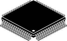 UART 4-kanałowy 1.5 Mbps MaxLinear 64-pinowy LQFP ST16C554DIQ64-F 2.97 V