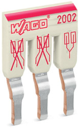 Ridge bridge, 3-fold for terminal block, 2002-473