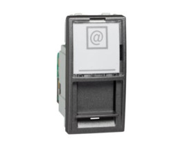 UNICA Gniazdo komputerowe RJ45 kat.5e 1 moduł grafit MGU3.410.12 SCHNEIDER ELECTRIC
